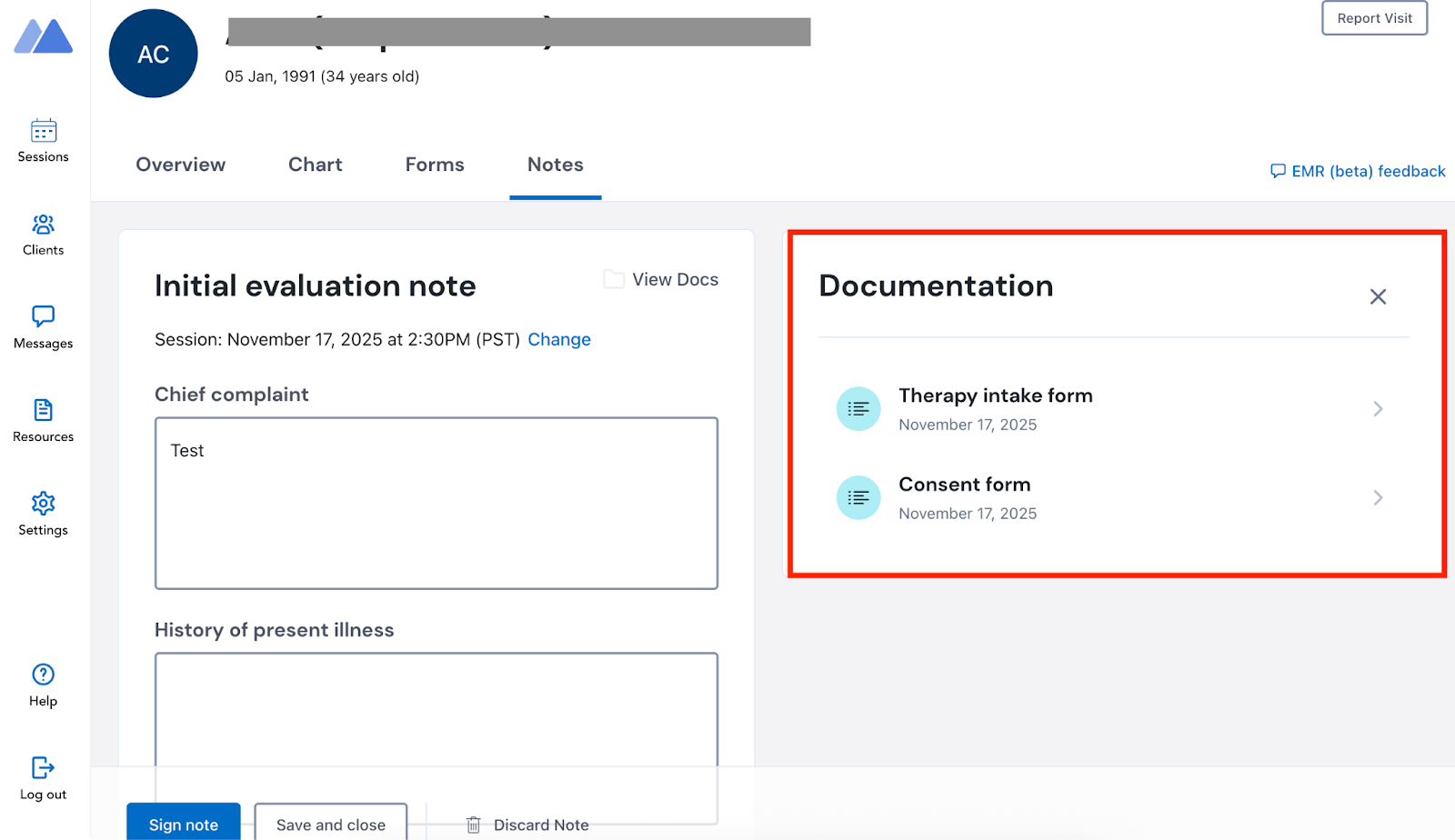 Provider Note Templates – Modern Health Providers
